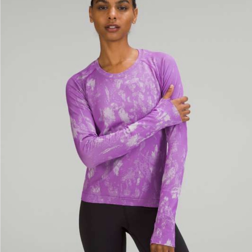 Lululemon Swiftly Tech Cropped Long Sleeve Shirt